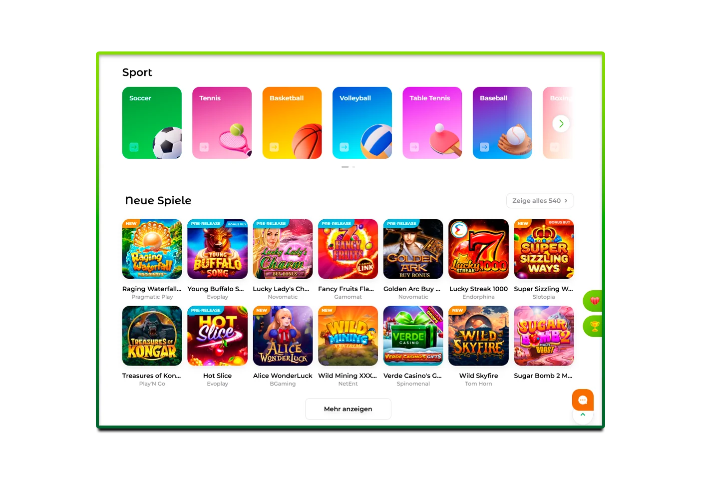 Genießen Sie Casino-Spiele und Wetten