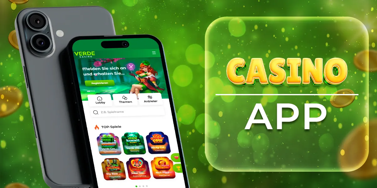 Spielen Sie Online-Casinospiele als App