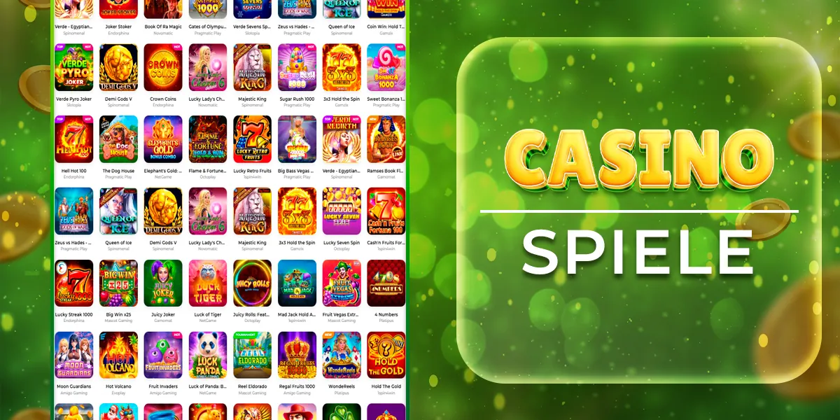 Vielfalt der Casinospiele