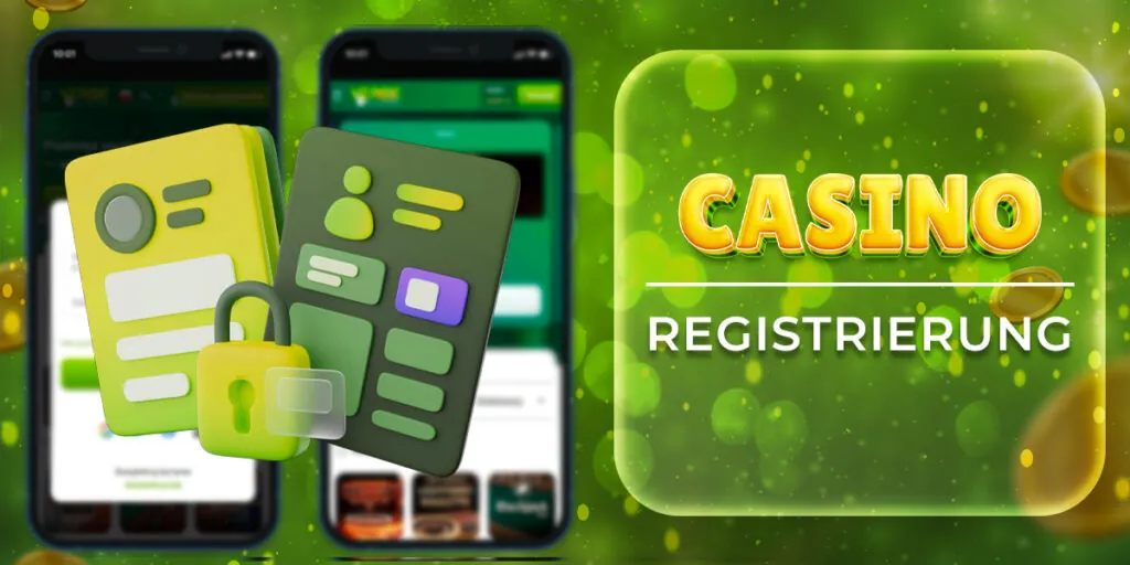 Registrierung eines Kontos über die App